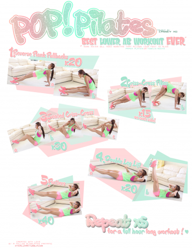 Best Lower Abs Workout Printable! - Blogilates