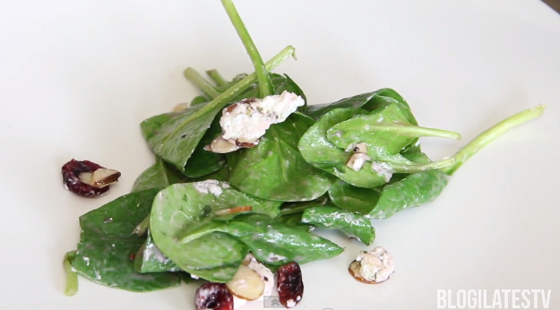 cranberry spinach salad