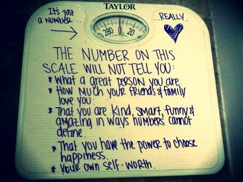 weight doesn't determine your worth