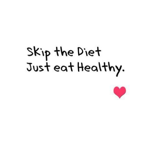 skip diet eat healthy