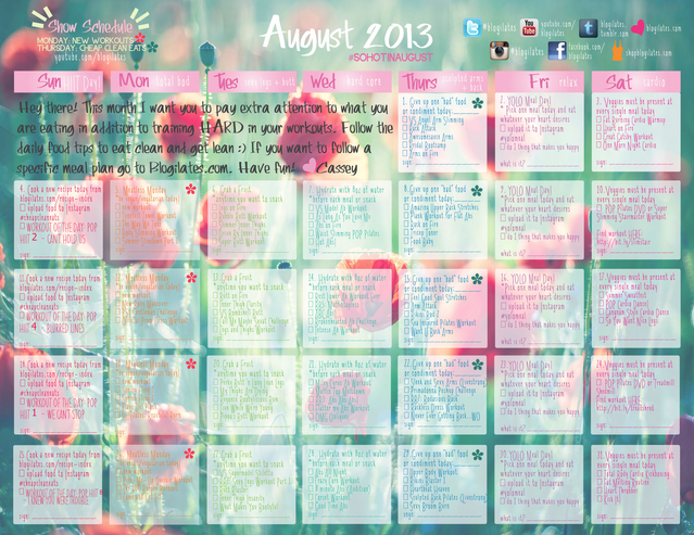 august 2013 calendar smaller