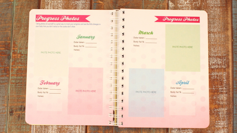 fitness journal book