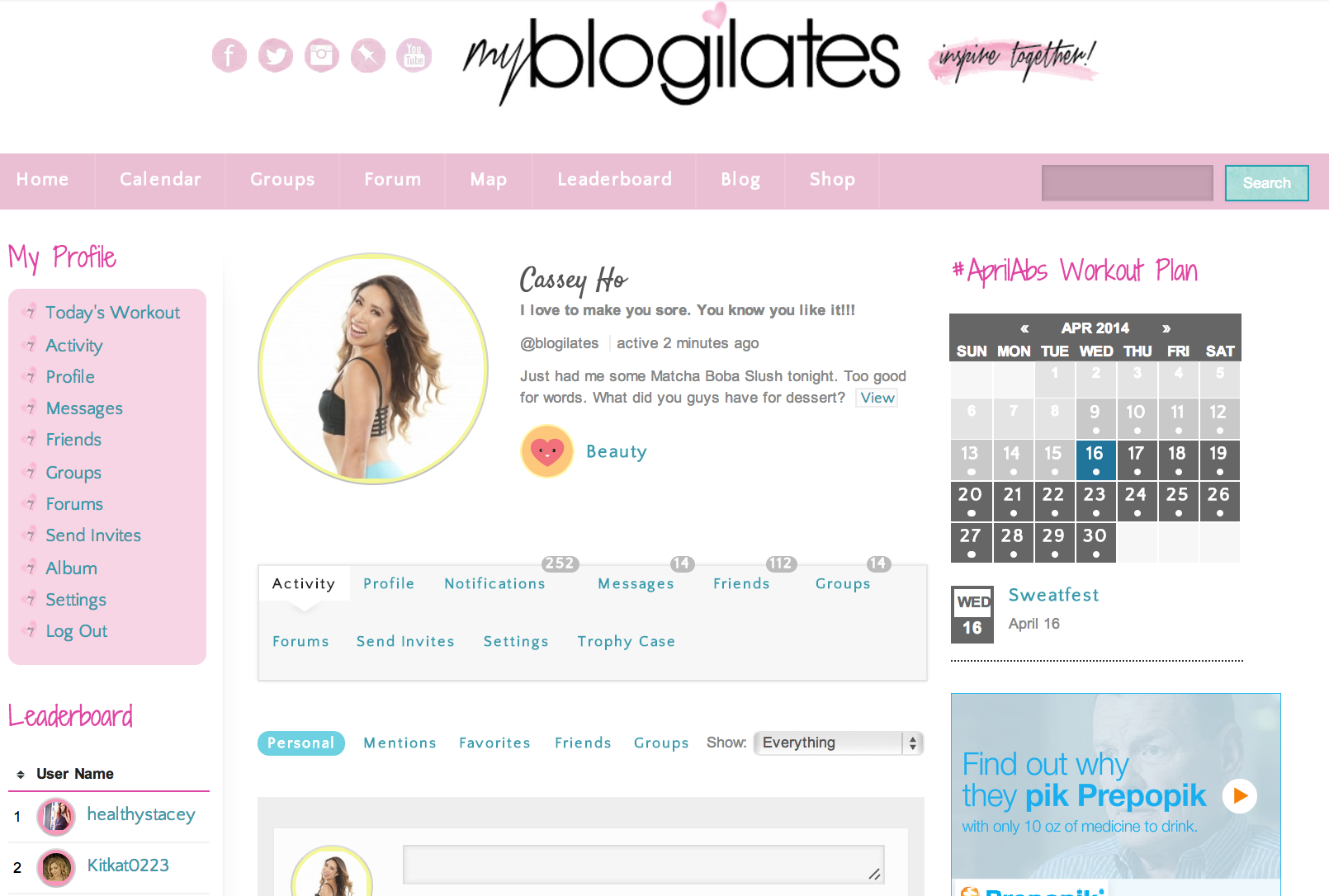 blogilates profile