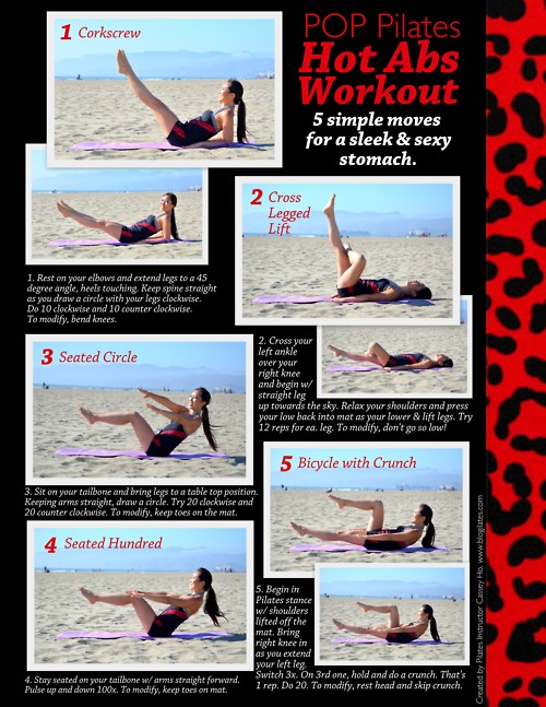 Hot Abs Printable Blogilates