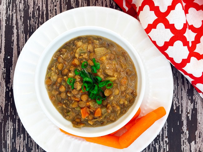 lentil soup -small