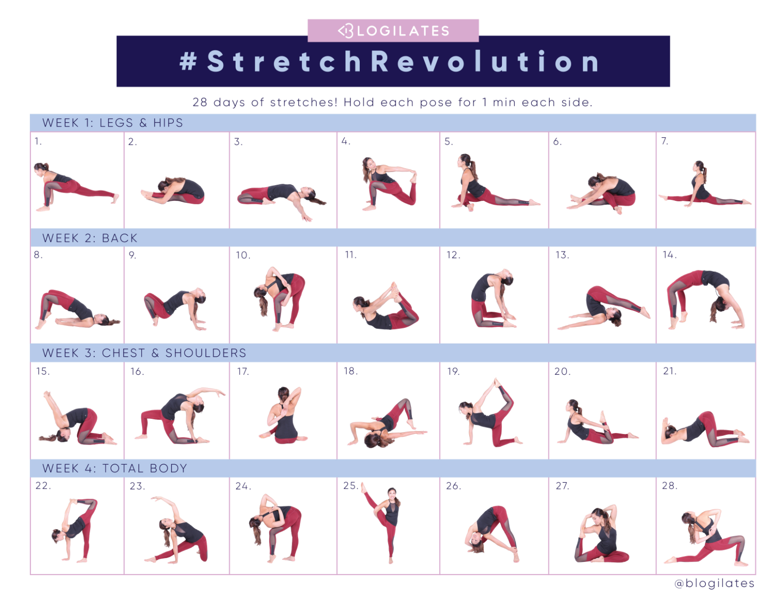 Printable Stretching Exercises