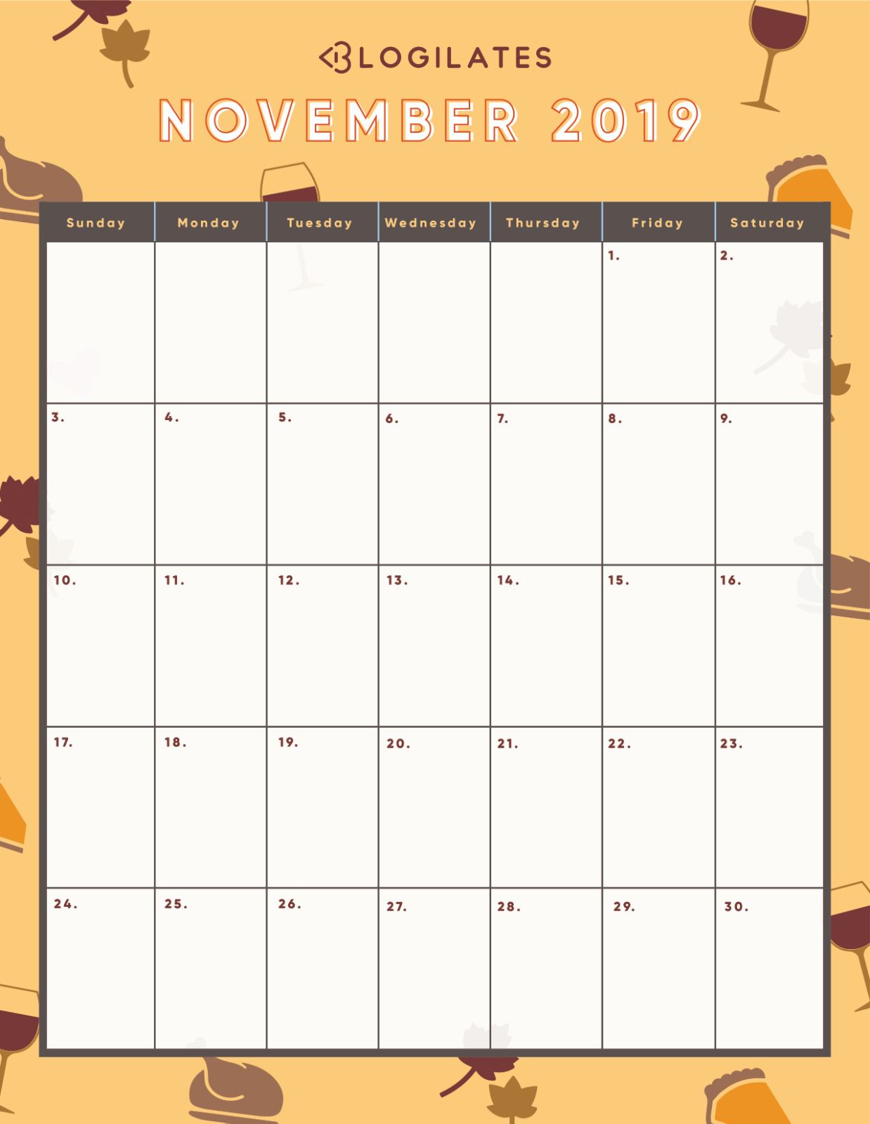 THE LEGIT CUTEST 2019 Printable Calendars – Blogilates