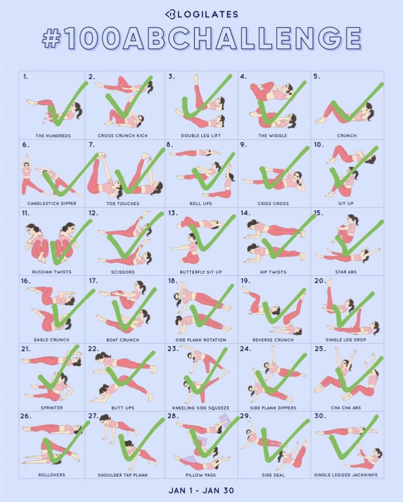 Blogilates abs 30 days deals