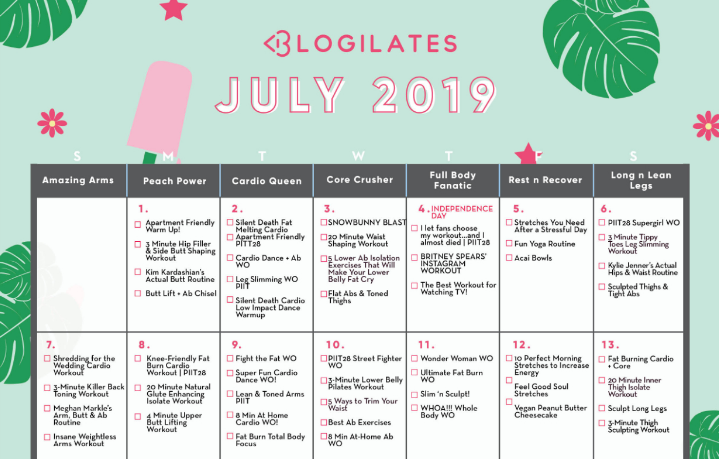 Blogilates morning workout 2025