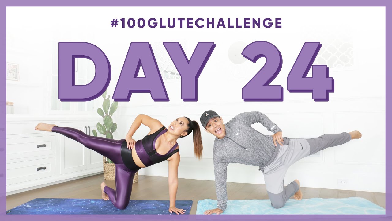 Day 24 Kneeling Attitude Line! 100 Glute Challenge w/ Kyle Hanagami