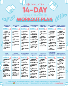 14-Day Quarantine Workout Plan - Blogilates