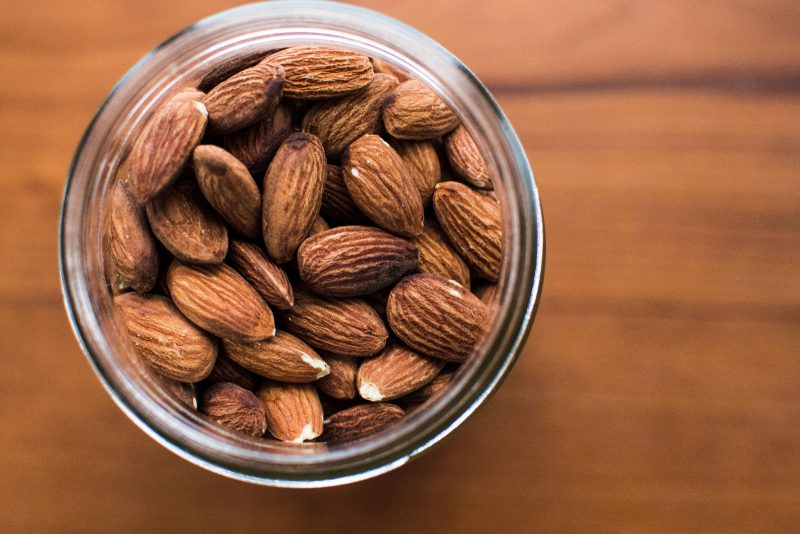 blogilates almonds in glass jar healthy foods boost immune system