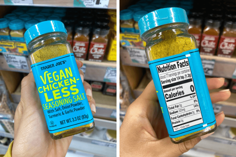 vegan chickenless seasoning salt blogilates review