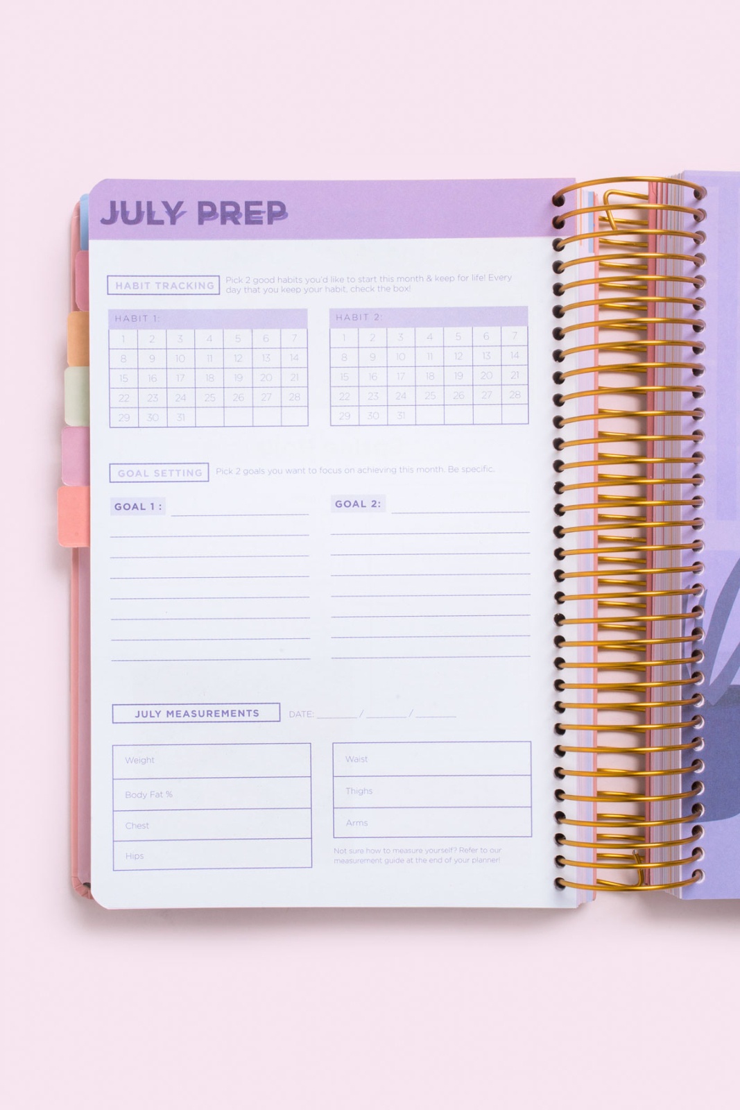 2021 Fit Planners Blogilates Blogilates