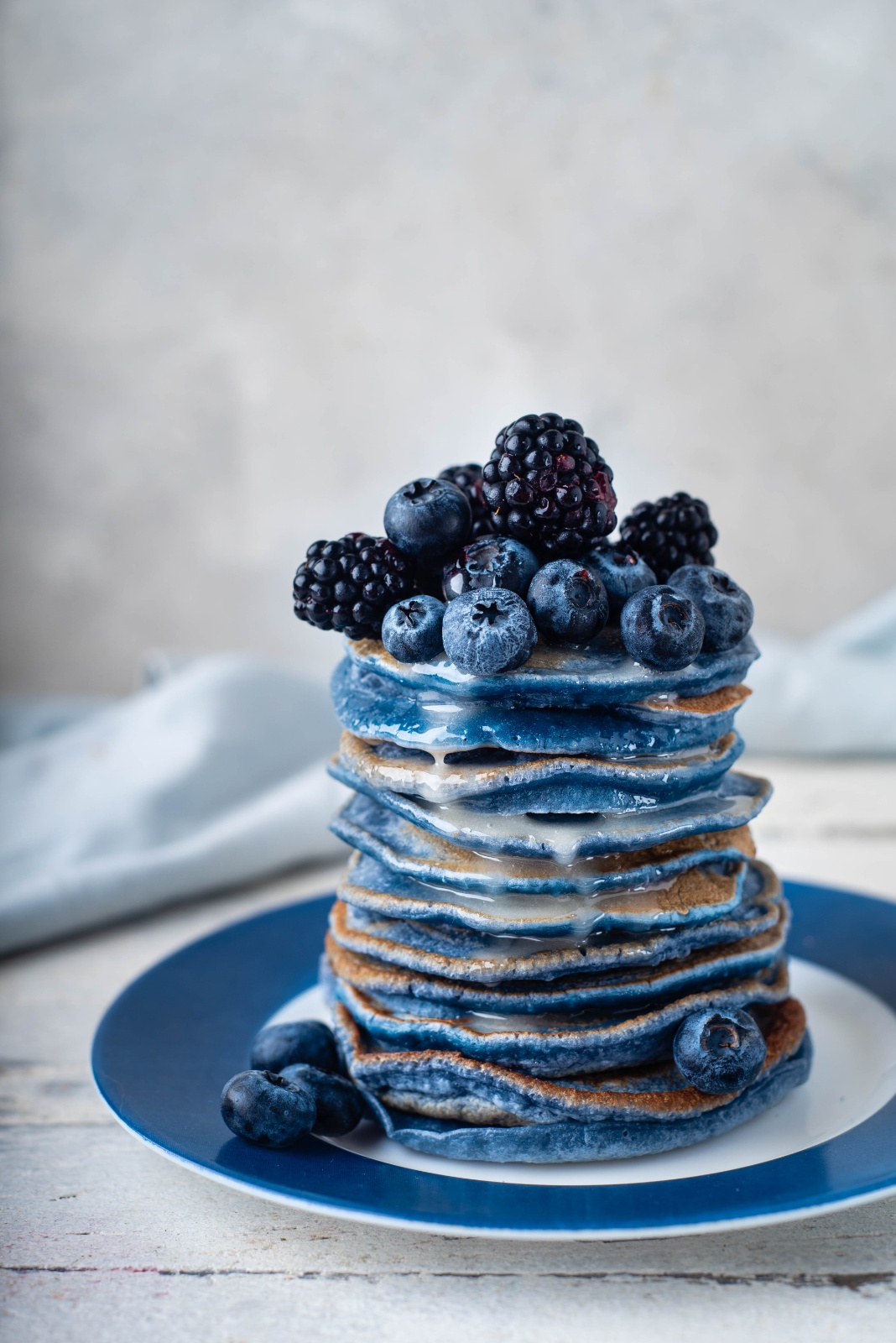 Blue Spirulina Keto-Paleo Pancake Recipe