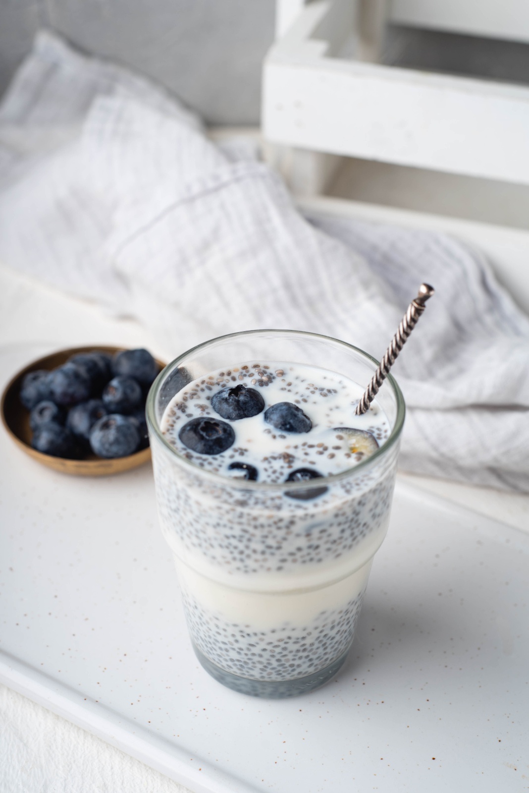 Easy Breakfast: Blueberry Chia Pudding Recipe