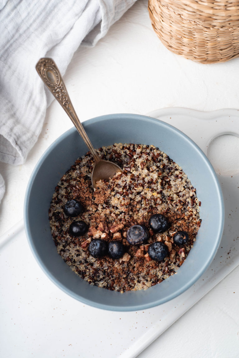 A Super Yummy Vegan Breakfast Quinoa Recipe - Blogilates