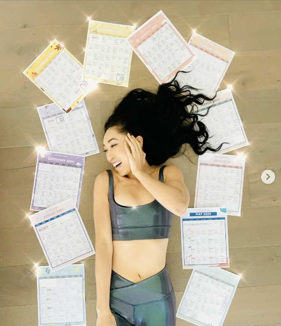 cassey ho blogilates monthly workout calendars challenges