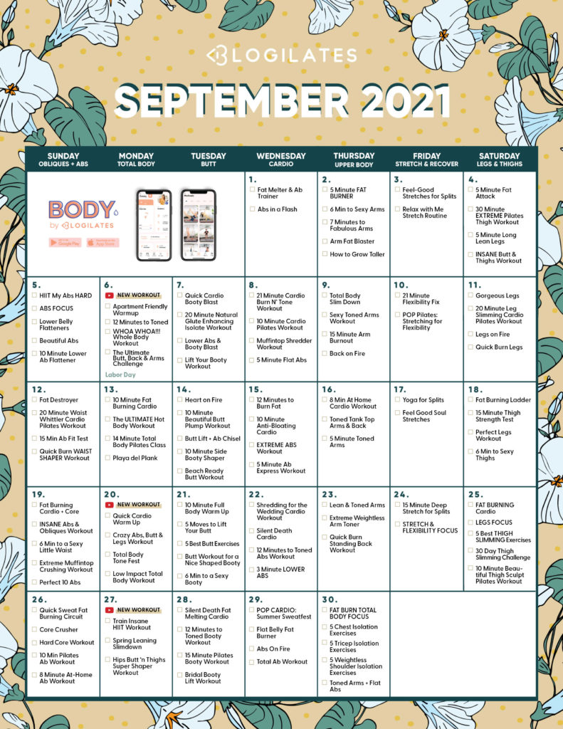 jpeg download blogilates september 2021 monthly workout calendar