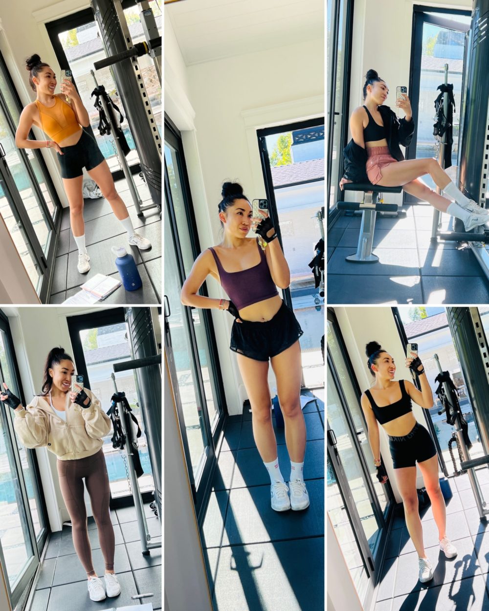 Cute workout gloves top