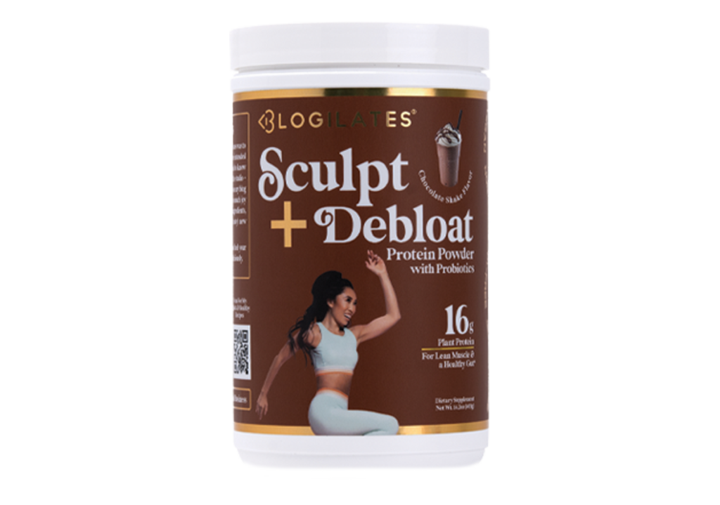 blogilates nutrition target sculpt and debloat protein chocolate