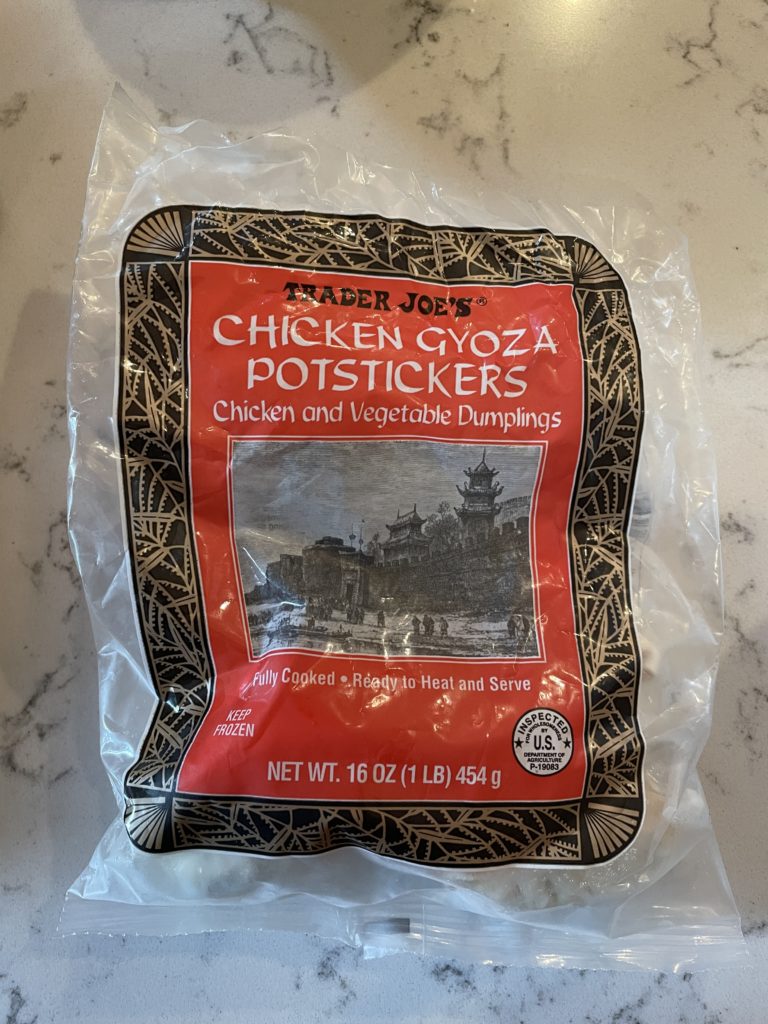 trader joe's essentials gyoza chicken potstickers