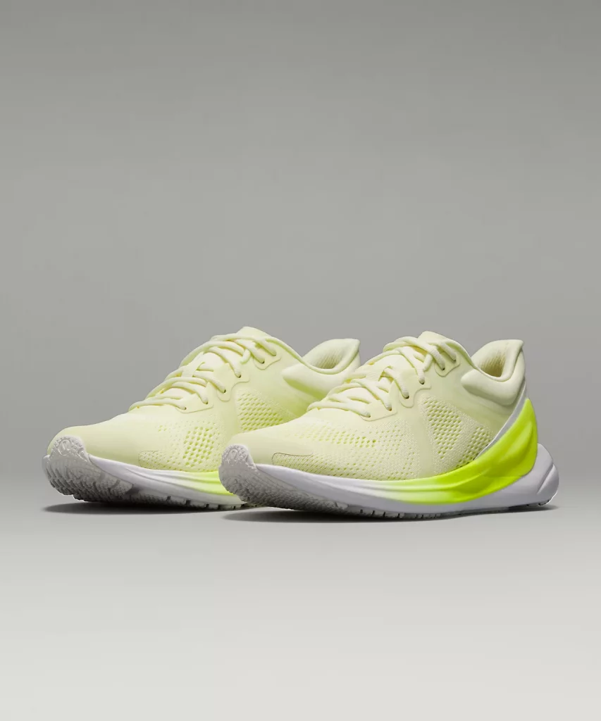 lululemon blissfeel running shoe lemon ice