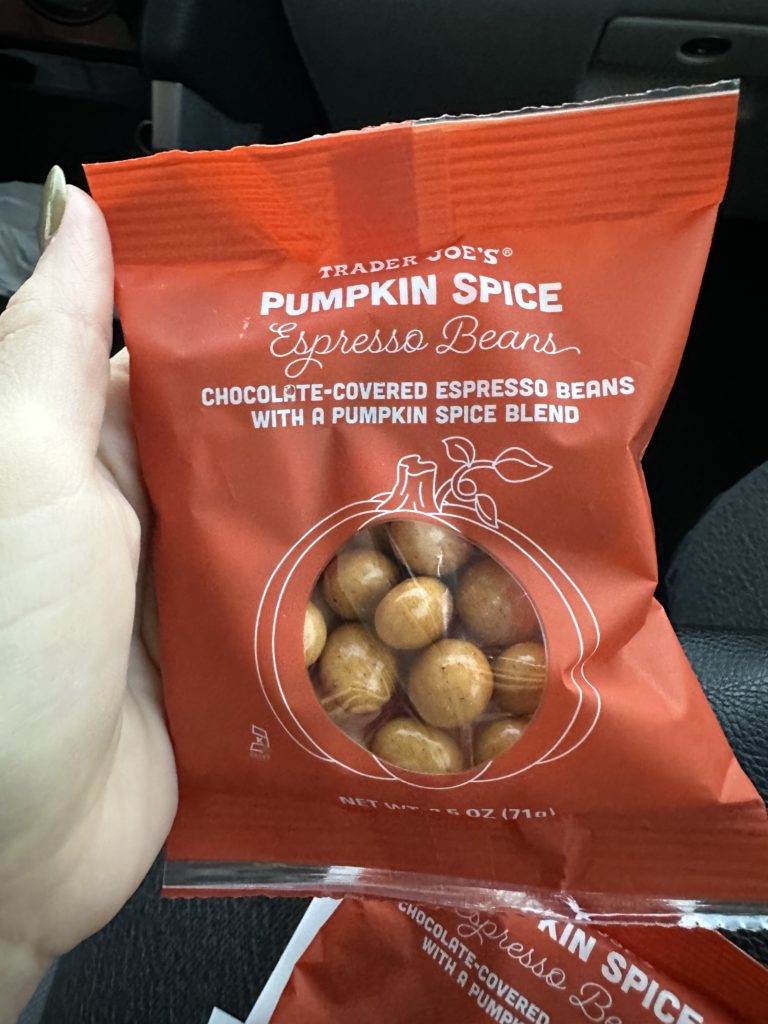 trader joe's fall reviews pumpkin spice espresso beans