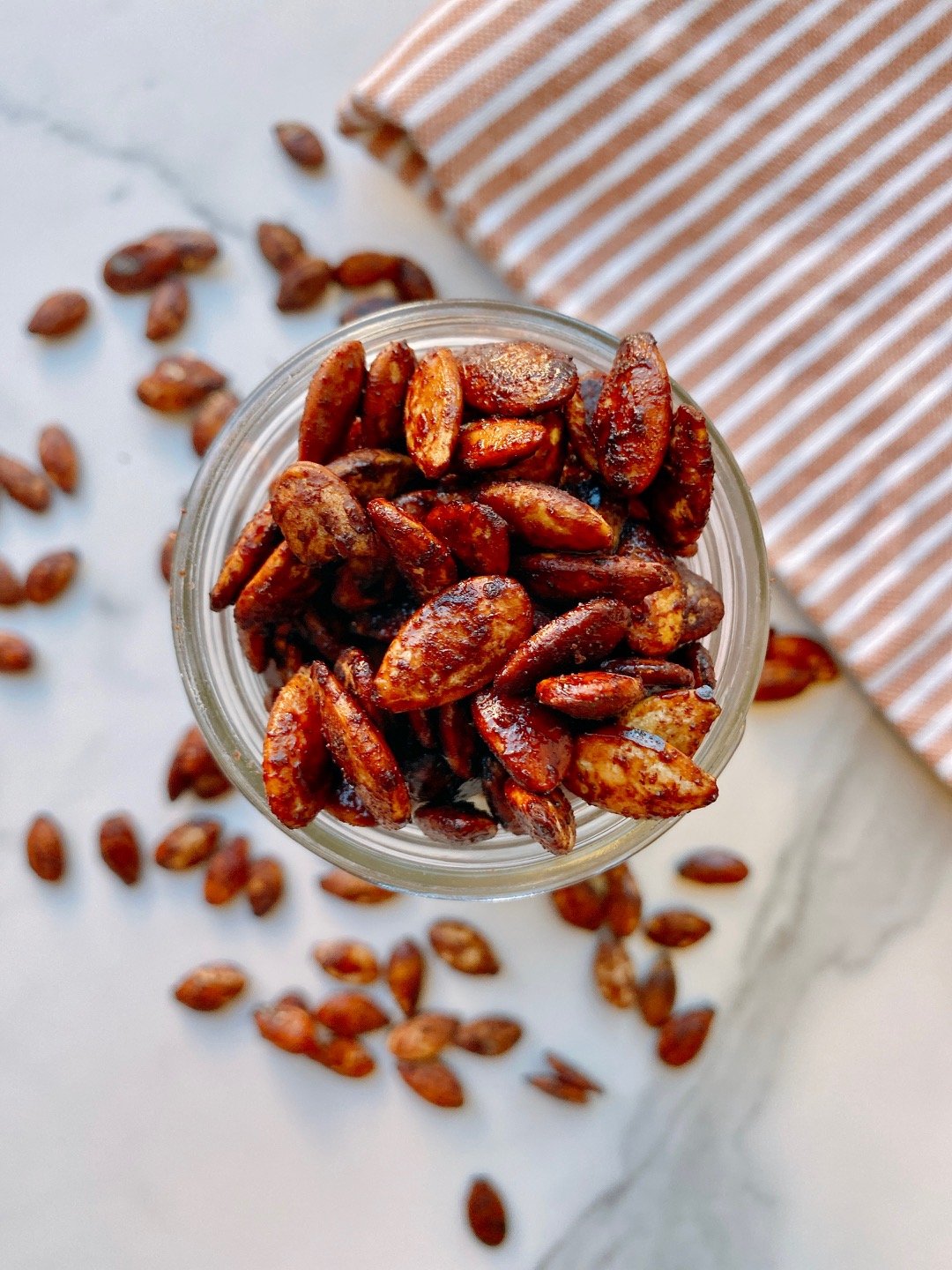 Roasted Pumpkin Spice Pumpkin Seeds Blogilates