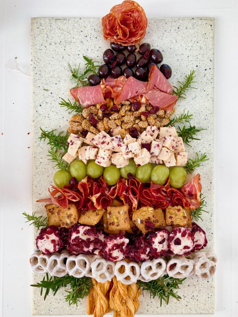 christmas charcuterie tree blogilates made with trader joe's products