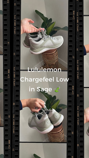 lululemon chargefeel low in sage running shoe review