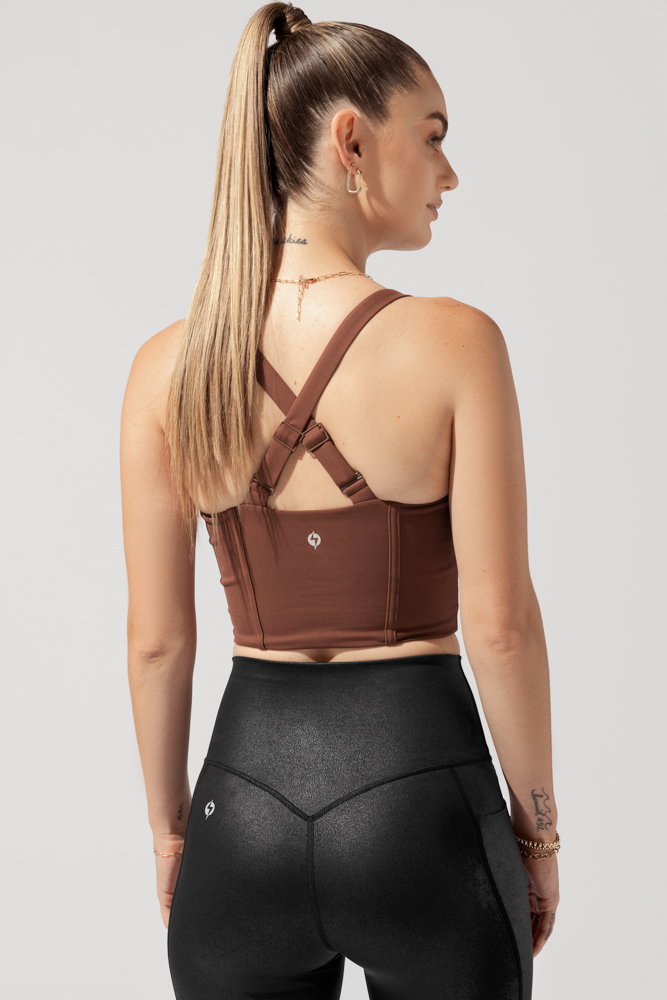 wendy's lookbook popflex corset crop bra back adjustable straps