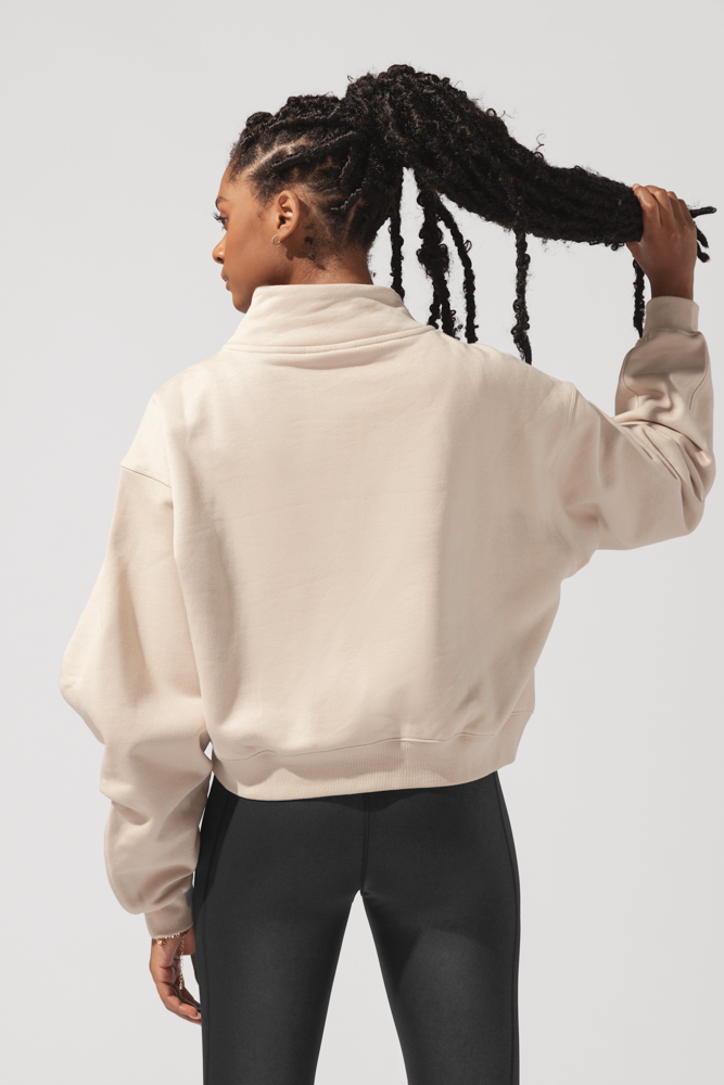 uptown mockneck sand back wendy's lookbook x popflex