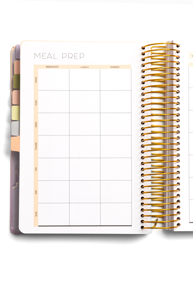 blogilates 2023 fit planner meal prep spread