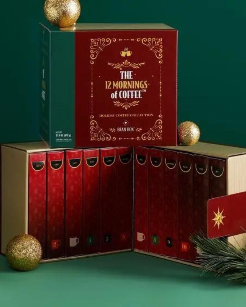 bean box 12 days of coffee advent calendar gifts for foodies
