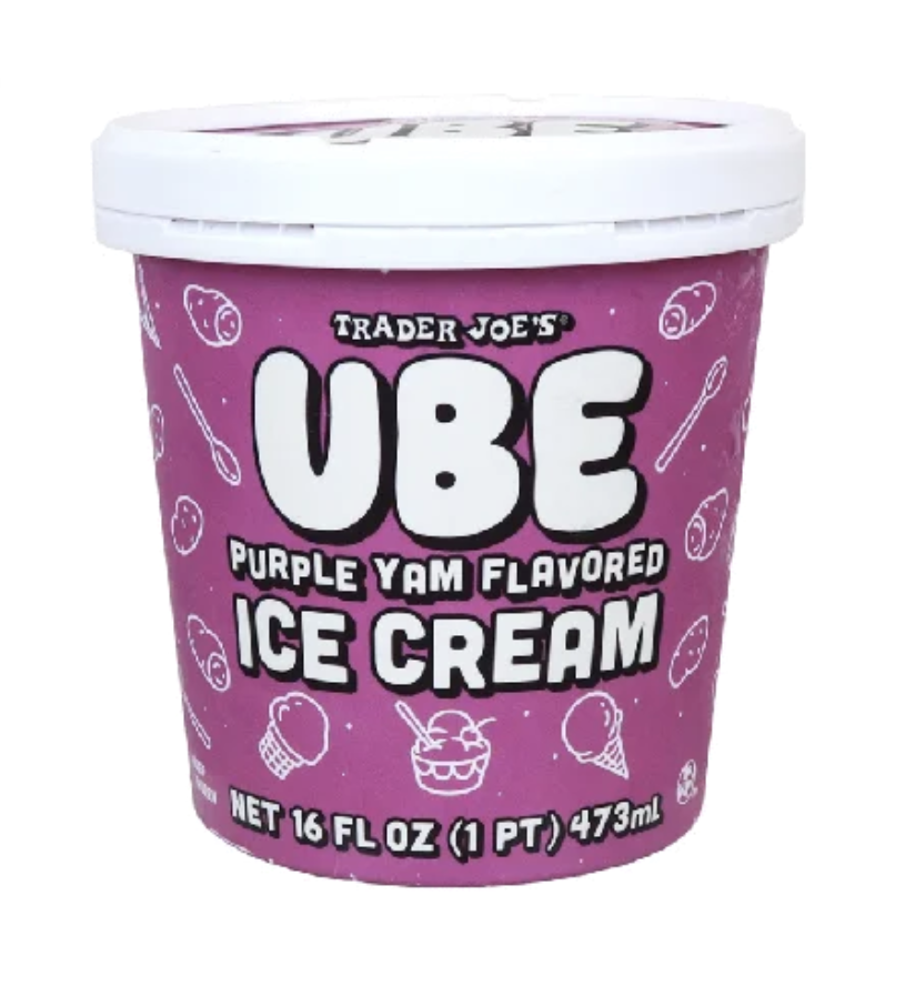 trader joe's ube ice cream