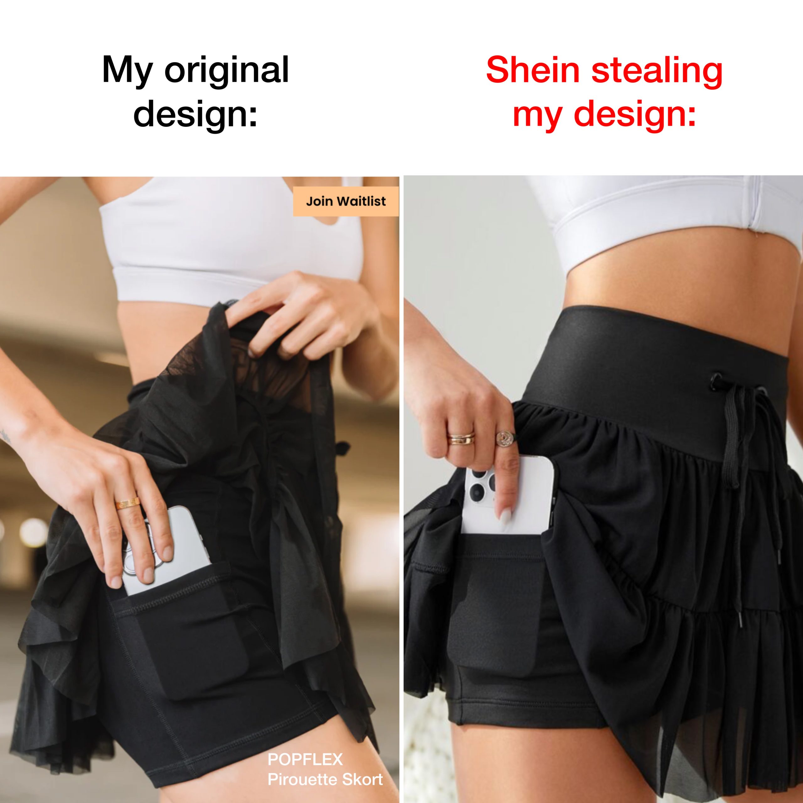 Shein stole my design so I'm spilling all the tea and it's PIPING HOT. -  Blogilates