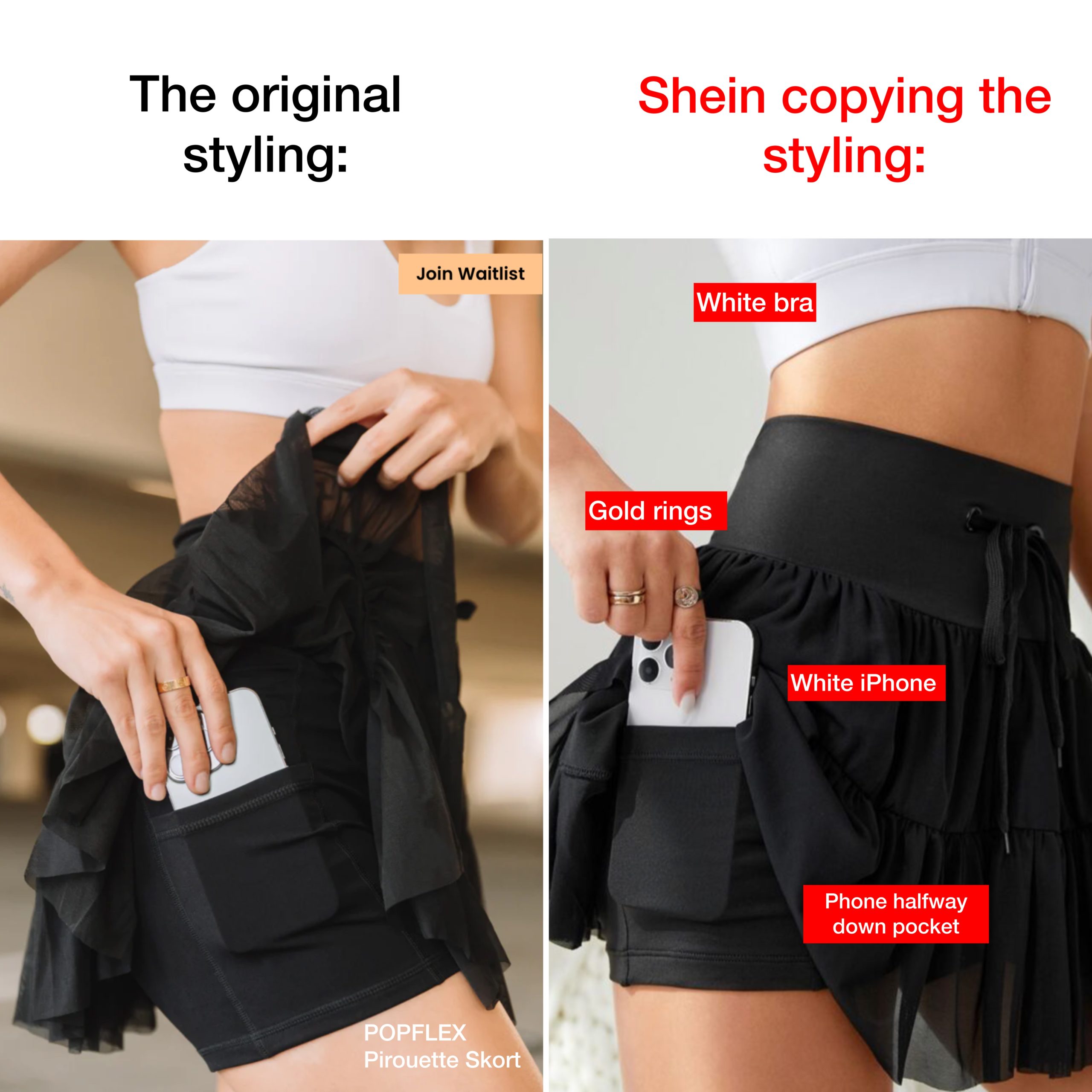 Shein stole my design so I'm spilling all the tea and it's PIPING HOT. -  Blogilates