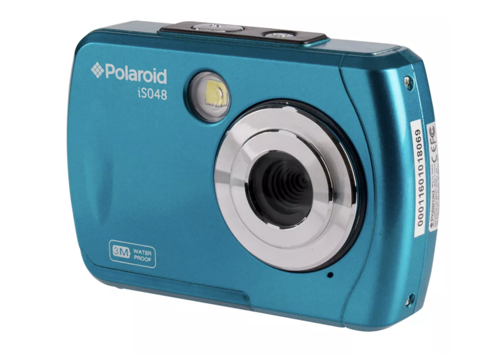 polaroid teal digital camera 2000's aesthetic