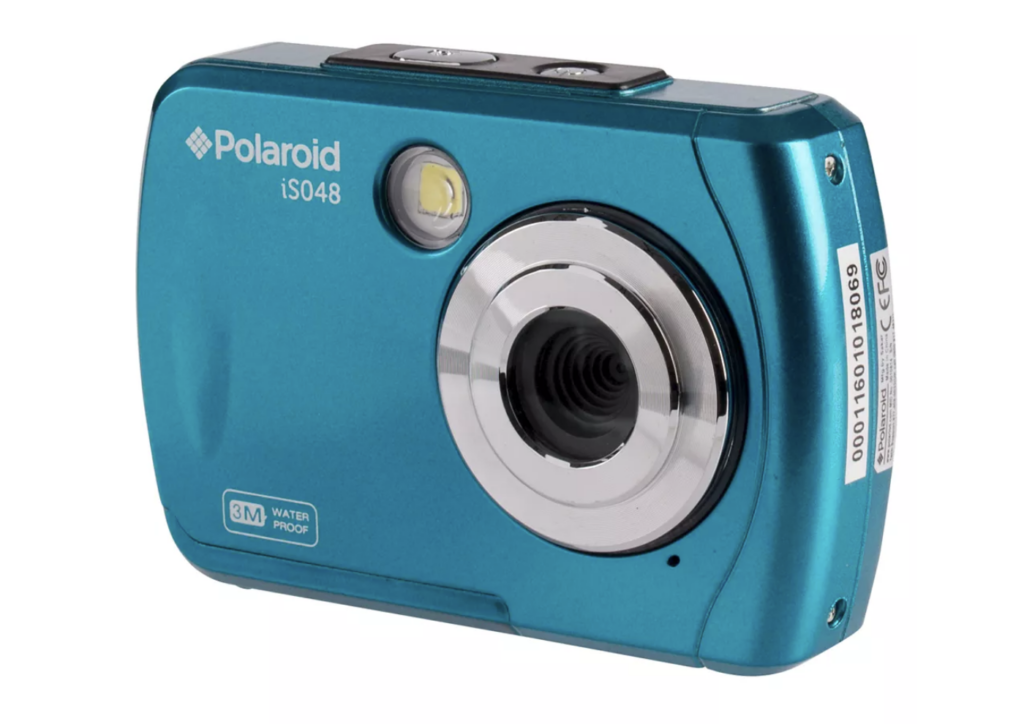 polaroid teal integer  camera 2000's aesthetic