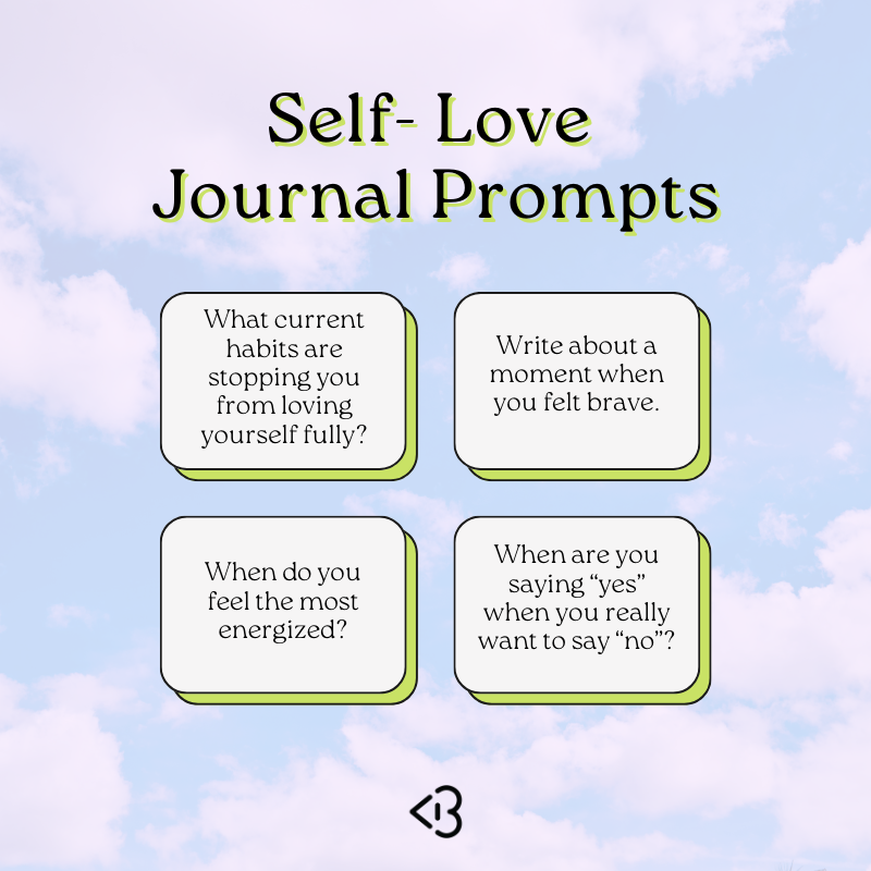 self love journal prompts blogilates