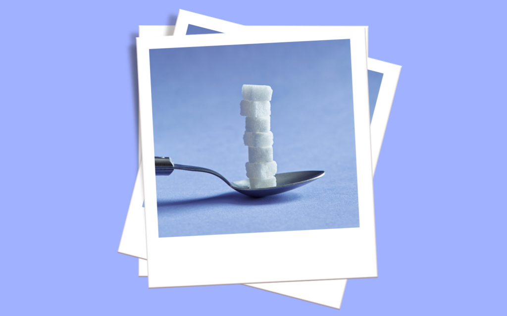 sugar cubes stacked on a spoon should you do a detox