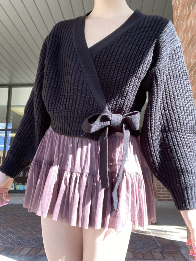 pirouette tiered skort