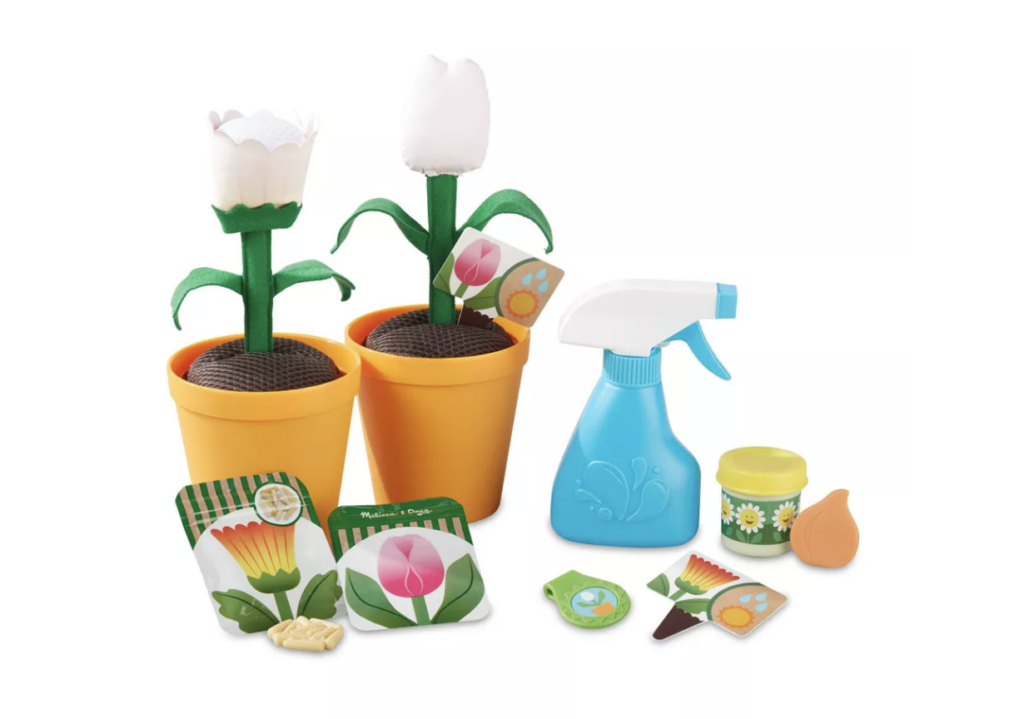 Non-candy easter basket idea melissa and doug gardening set