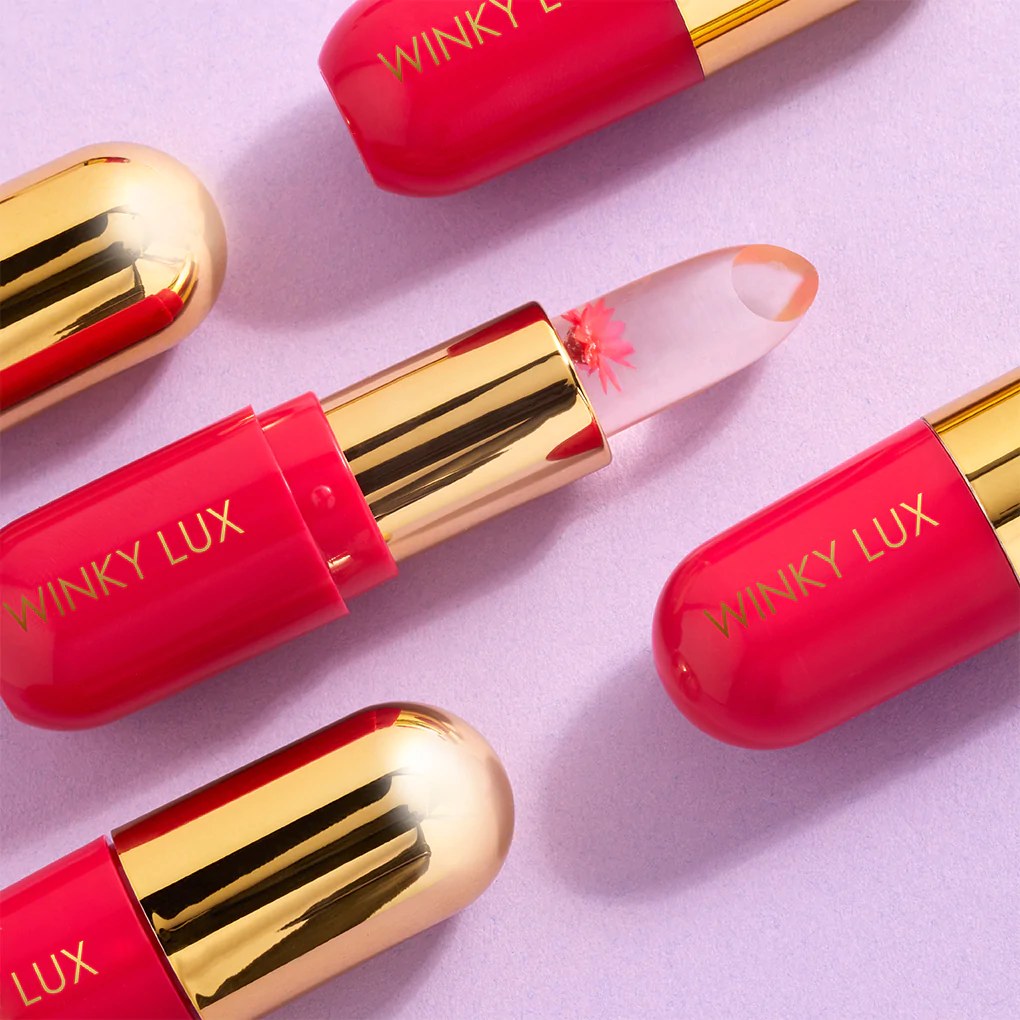 winky lux flower lip balm 