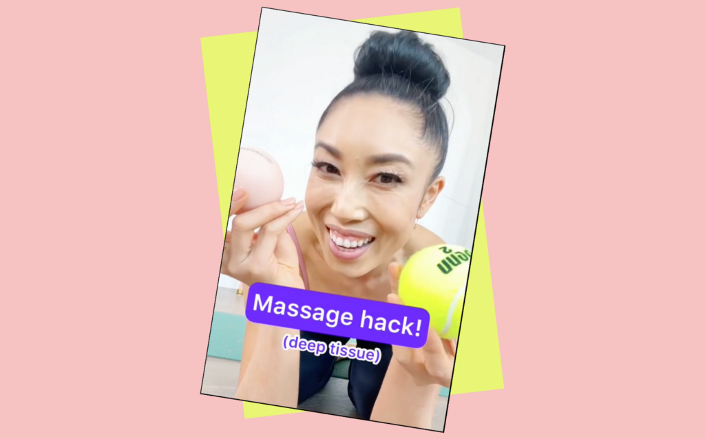 blogilates self deep tissue massage hack