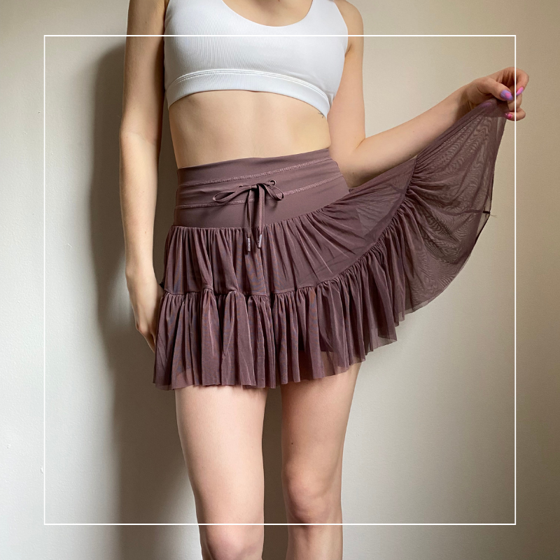 Feeling Ballet-Beautiful in the Pirouette Tiered Skort - Blogilates