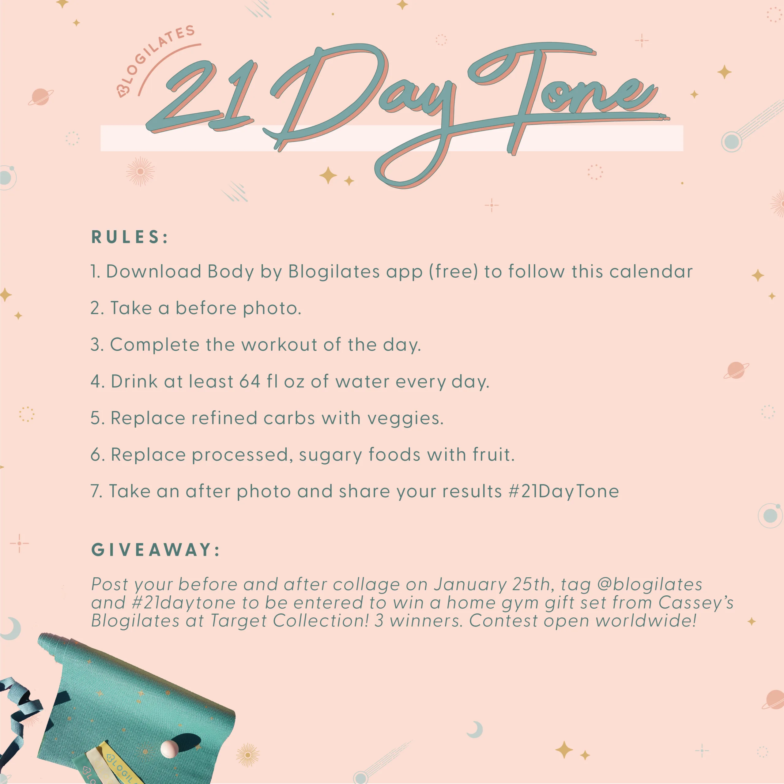 21-Day Tone Challenge - Blogilates