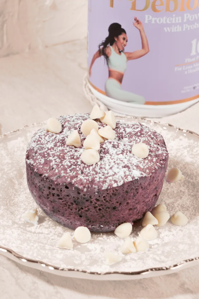 Ube Protein Mug Cake