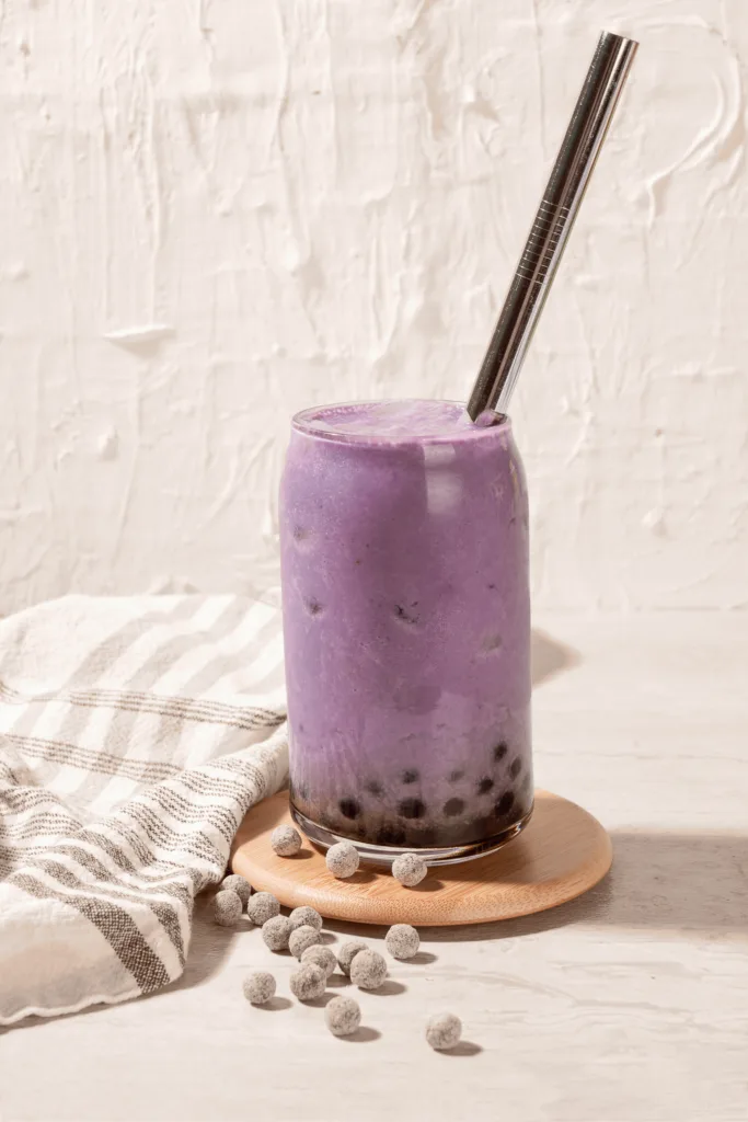 ube protein boba blogilates nutrition target sculpt and debloat protein powder